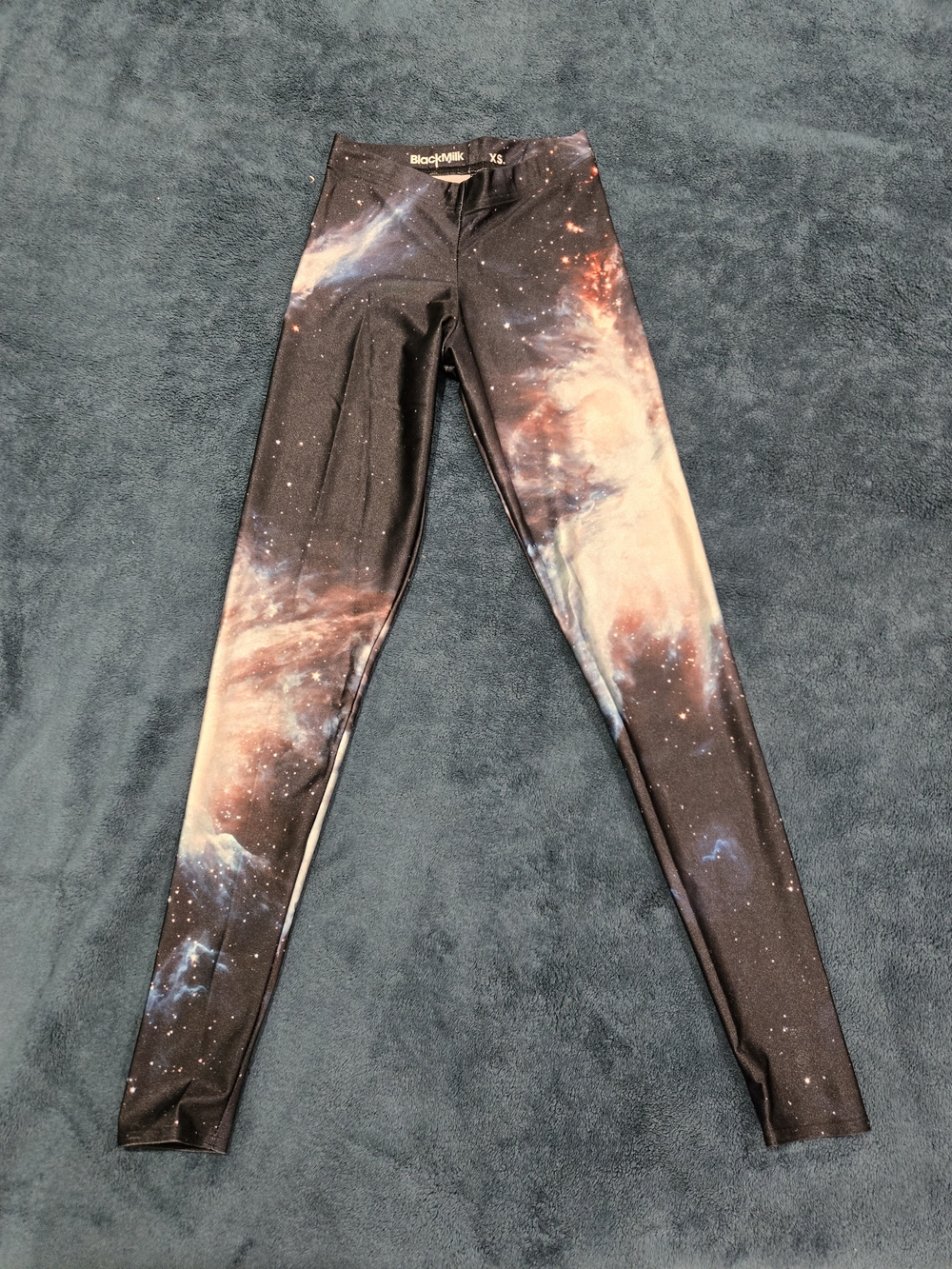 Black Milk Galaxy Print Kids Leggings - Black/Multi